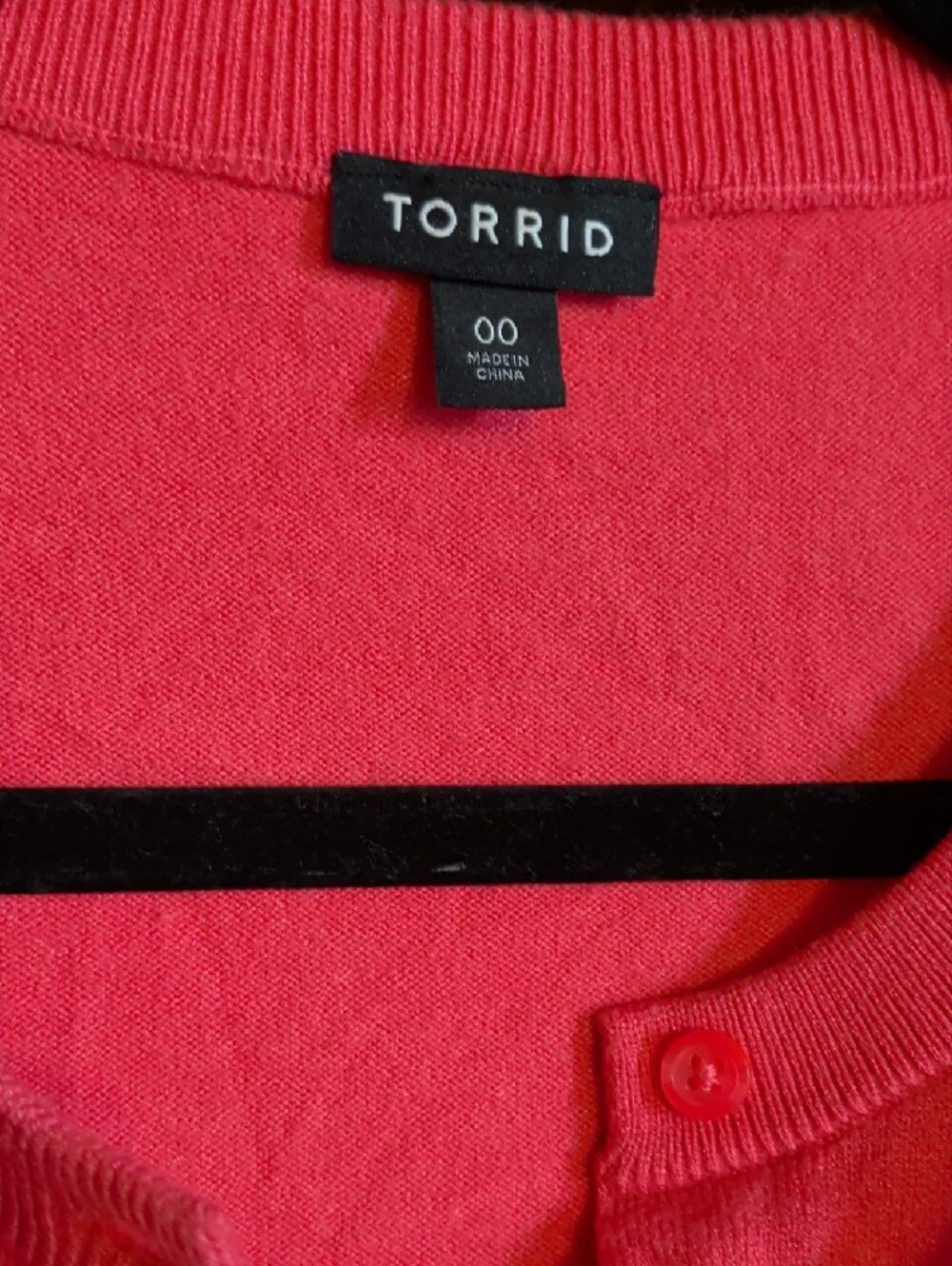 torrid Bright Pink Button-Front Cardigan - Picture 3 of 6
